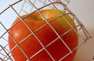 caged apple