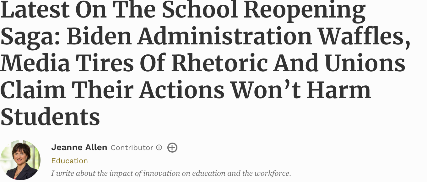 latest-on-the-school-reopening-saga-biden-administration-waffles-media-tires-of-rhetoric-and-unions-claim-their-actions-wont-harm-students